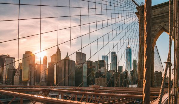Glass curtain wall and building envelope in Lower Manhattan