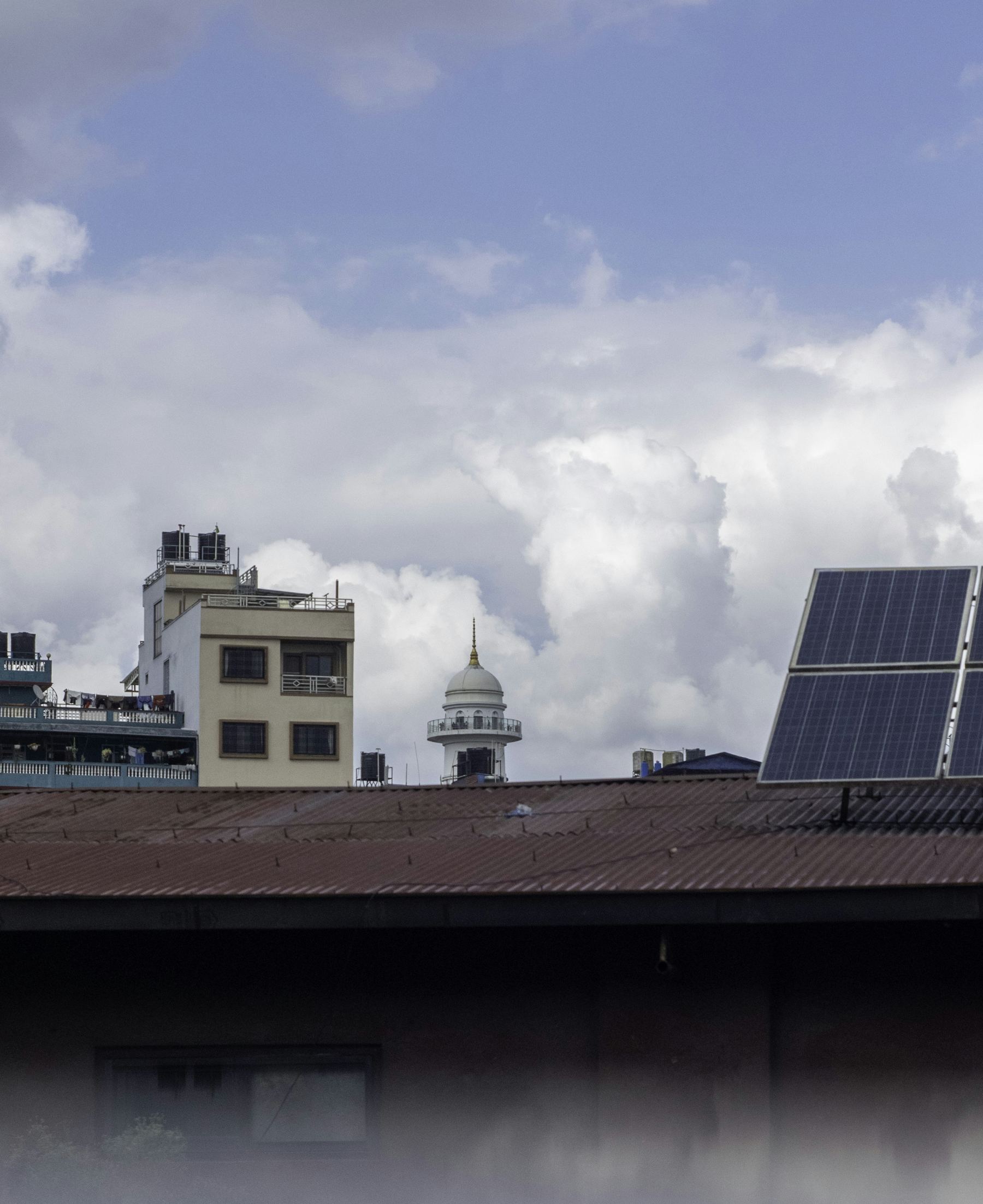 Brooklyn rooftop with solar panels and mechanical equipment reviewed for capacity